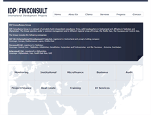 Tablet Screenshot of idp-finconsult.com